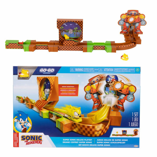 Sonic The Hedgehog Go Go Racers Deluxe Playset