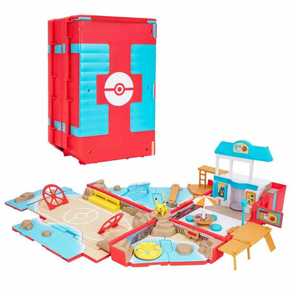 Jazwares Pokémon Carry Case Beach Battle Playset