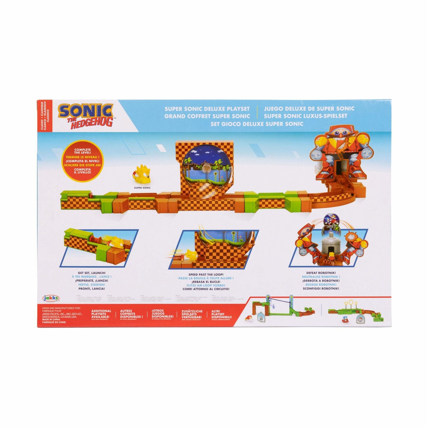 Sonic The Hedgehog Go Go Racers Deluxe Playset
