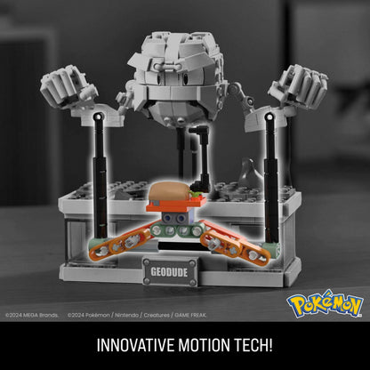 MEGA Pokémon Building Toys Set, Mini Motion Geodude with 355 Pieces