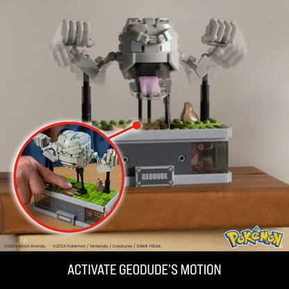 MEGA Pokémon Building Toys Set, Mini Motion Geodude with 355 Pieces