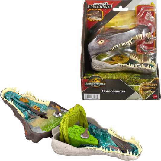 Mattel Jurassic World Rebirth Micro Adventure Playset