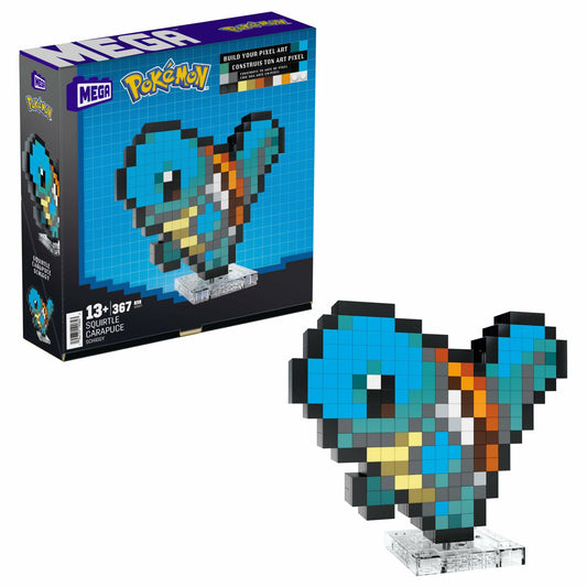 Pokemon Mega Showcase Squirtle Construction Set