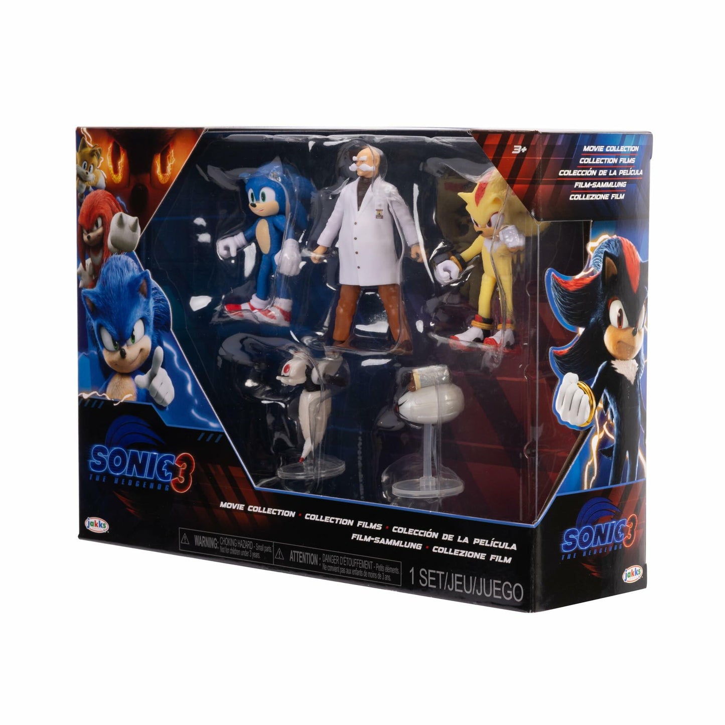 Sonic 3 Movie Action Figures Multi-Pack 2.5-In