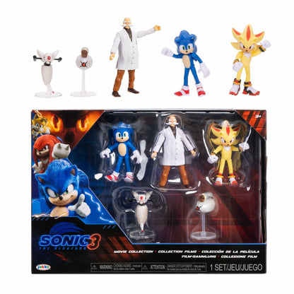 Sonic 3 Movie Action Figures Multi-Pack 2.5-In