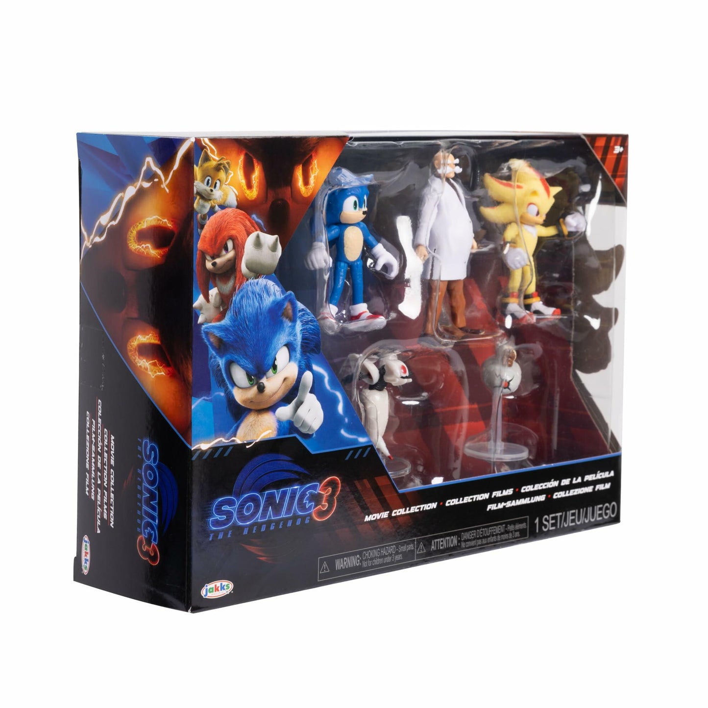 Sonic 3 Movie Action Figures Multi-Pack 2.5-In