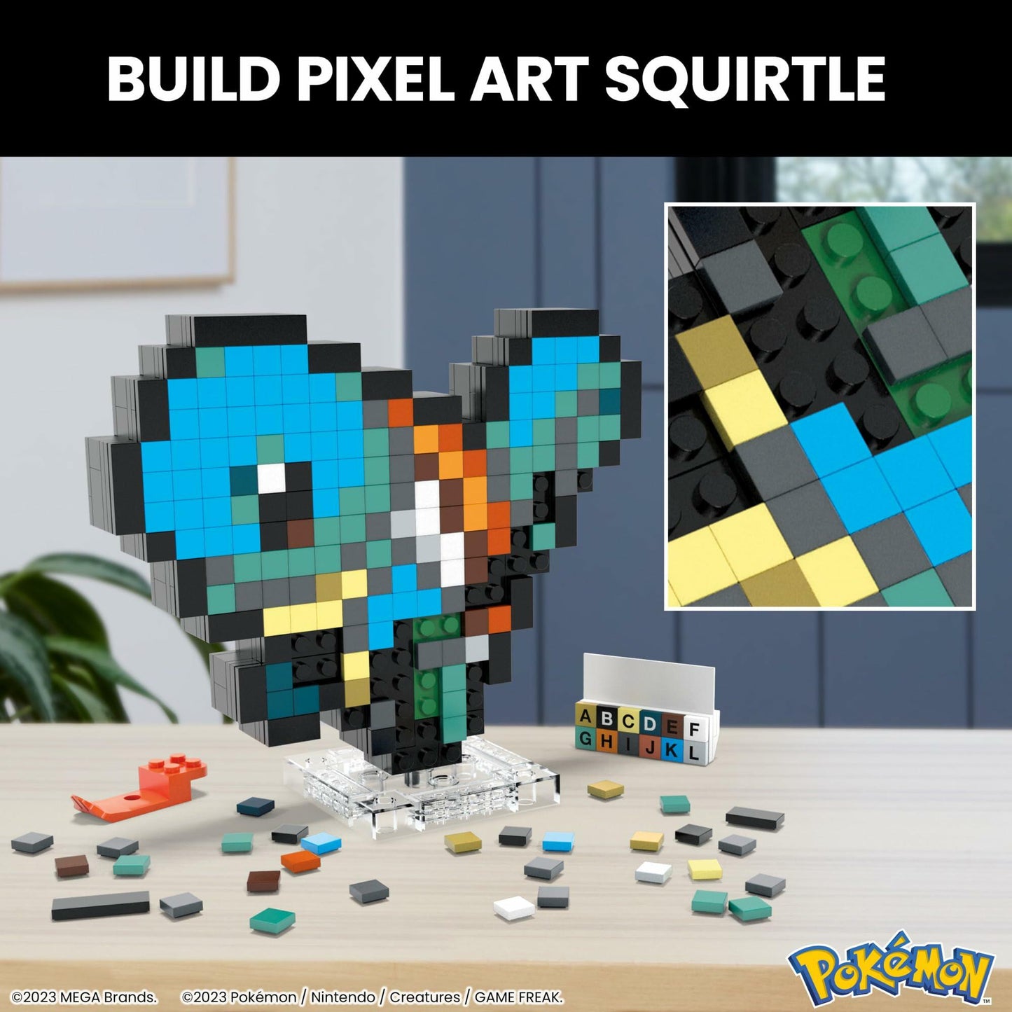 Pokemon Mega Showcase Squirtle Construction Set