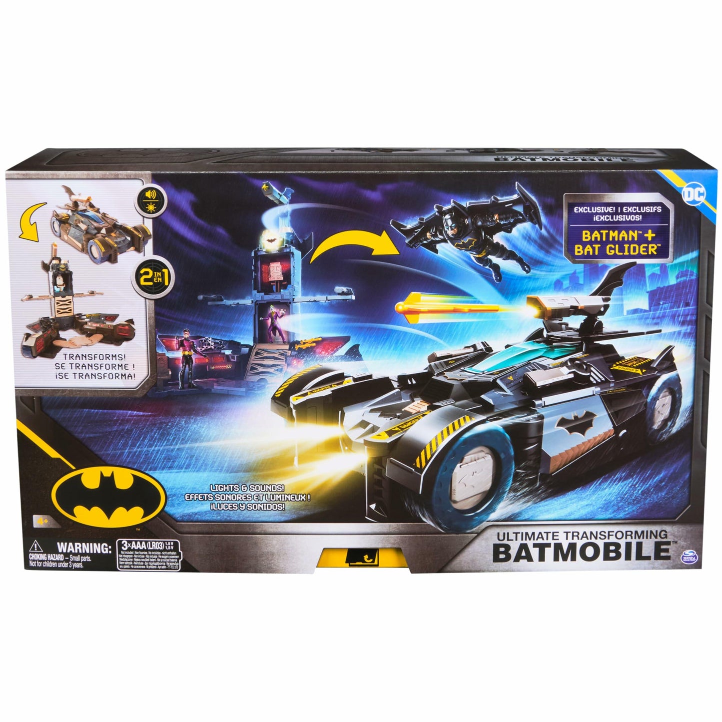 DC Comics Batman Transforming Batmobile Playset