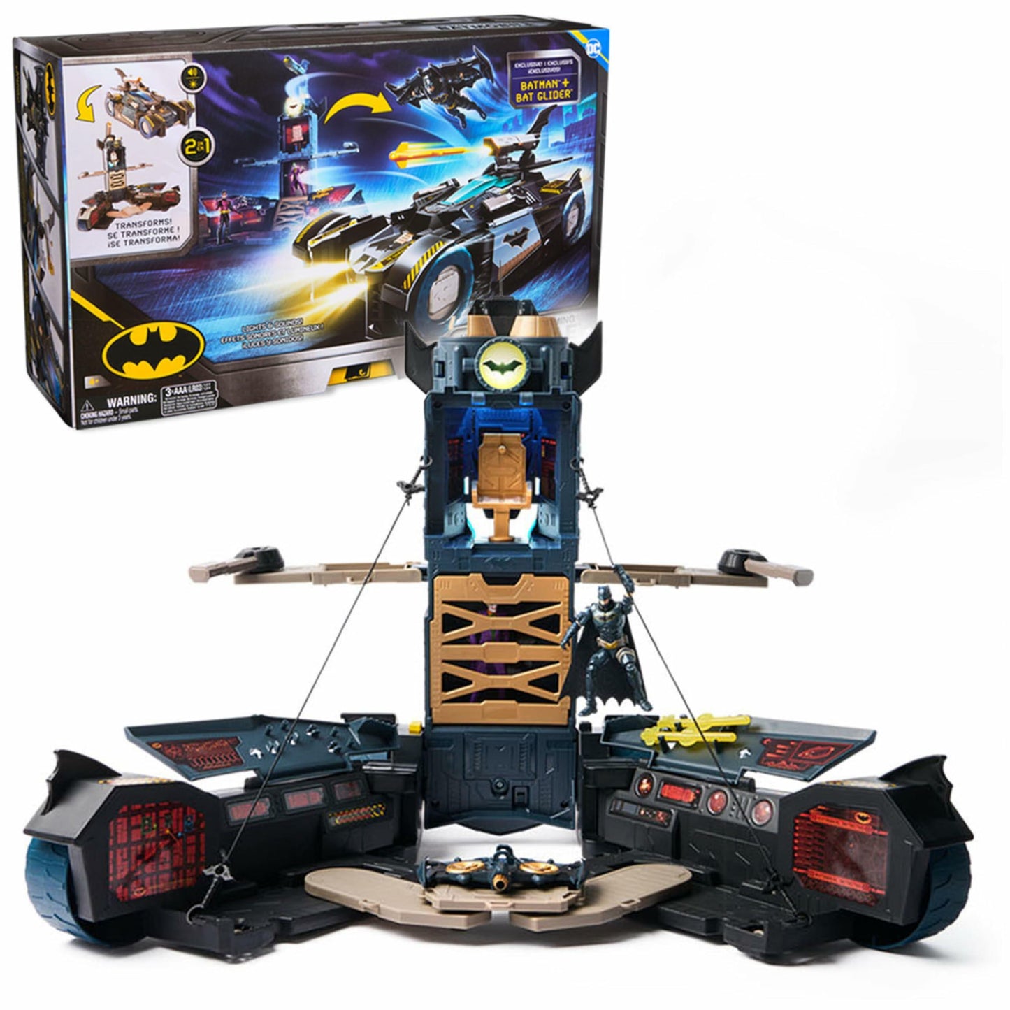 DC Comics Batman Transforming Batmobile Playset
