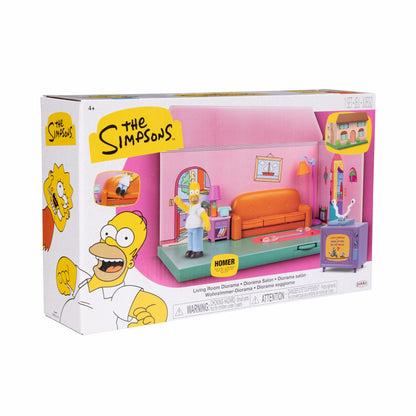 The Simpsons Living Room Diorama Playset