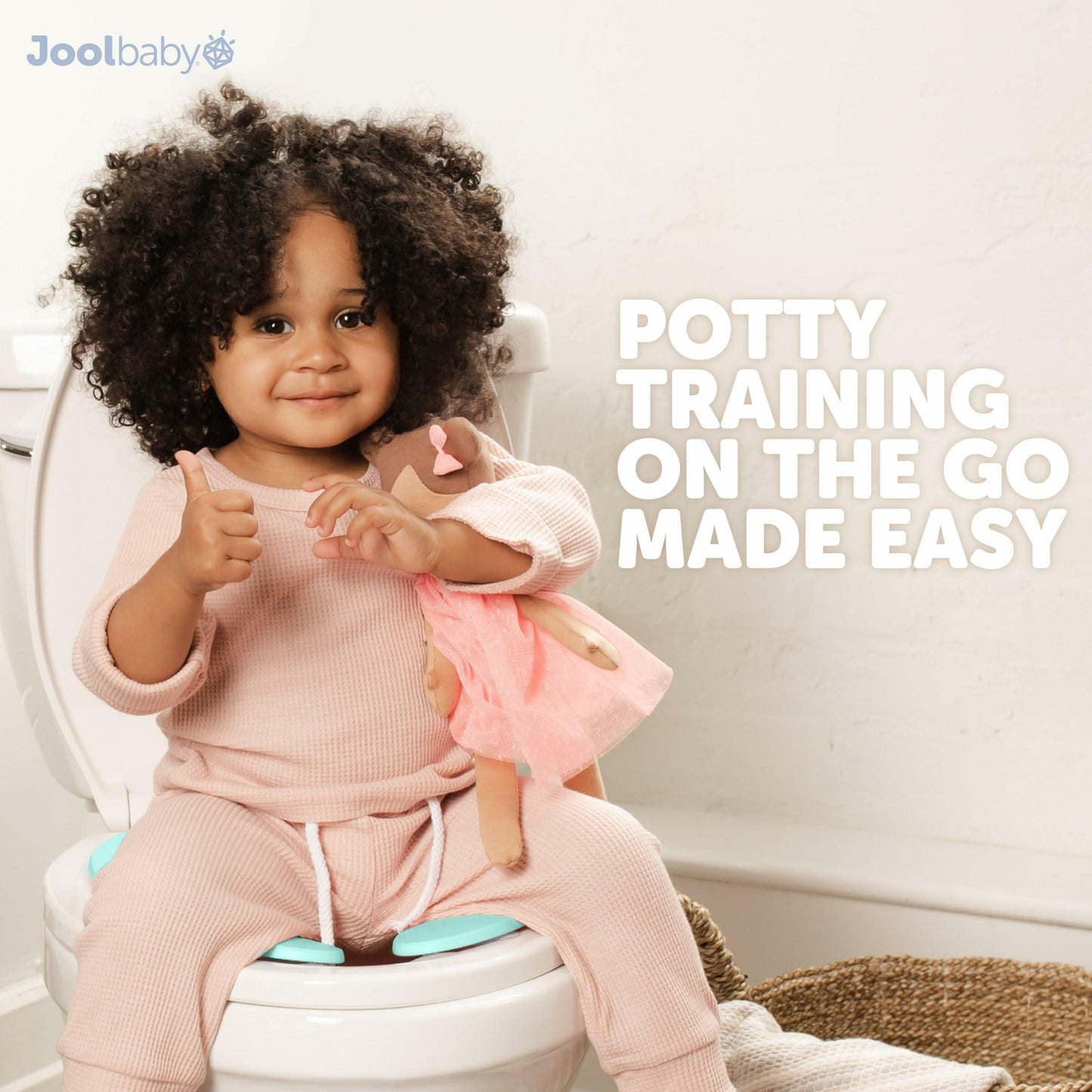 Jool Baby Folding Travel Potty Seat Aqua
