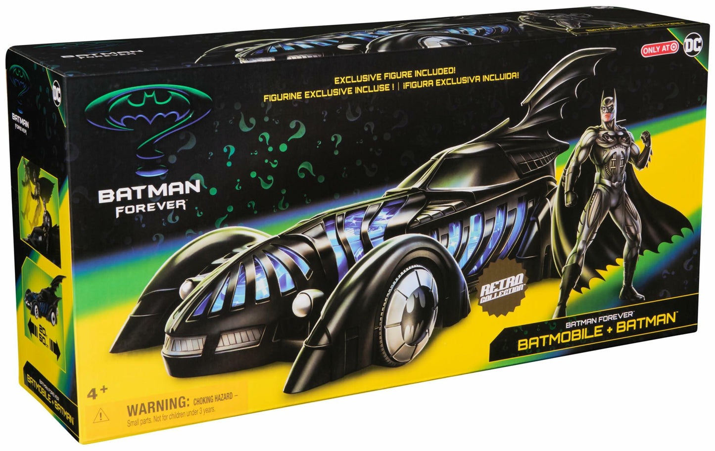 Batman Retro Collection Batmobile & Action Figure
