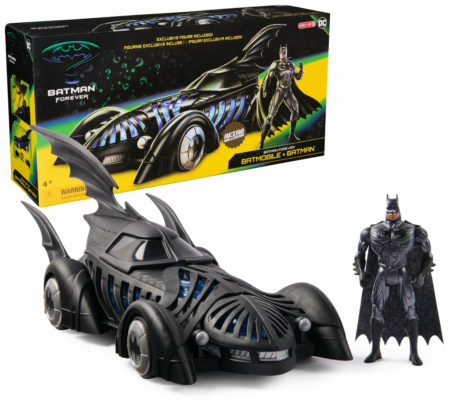 Batman Retro Collection Batmobile & Action Figure