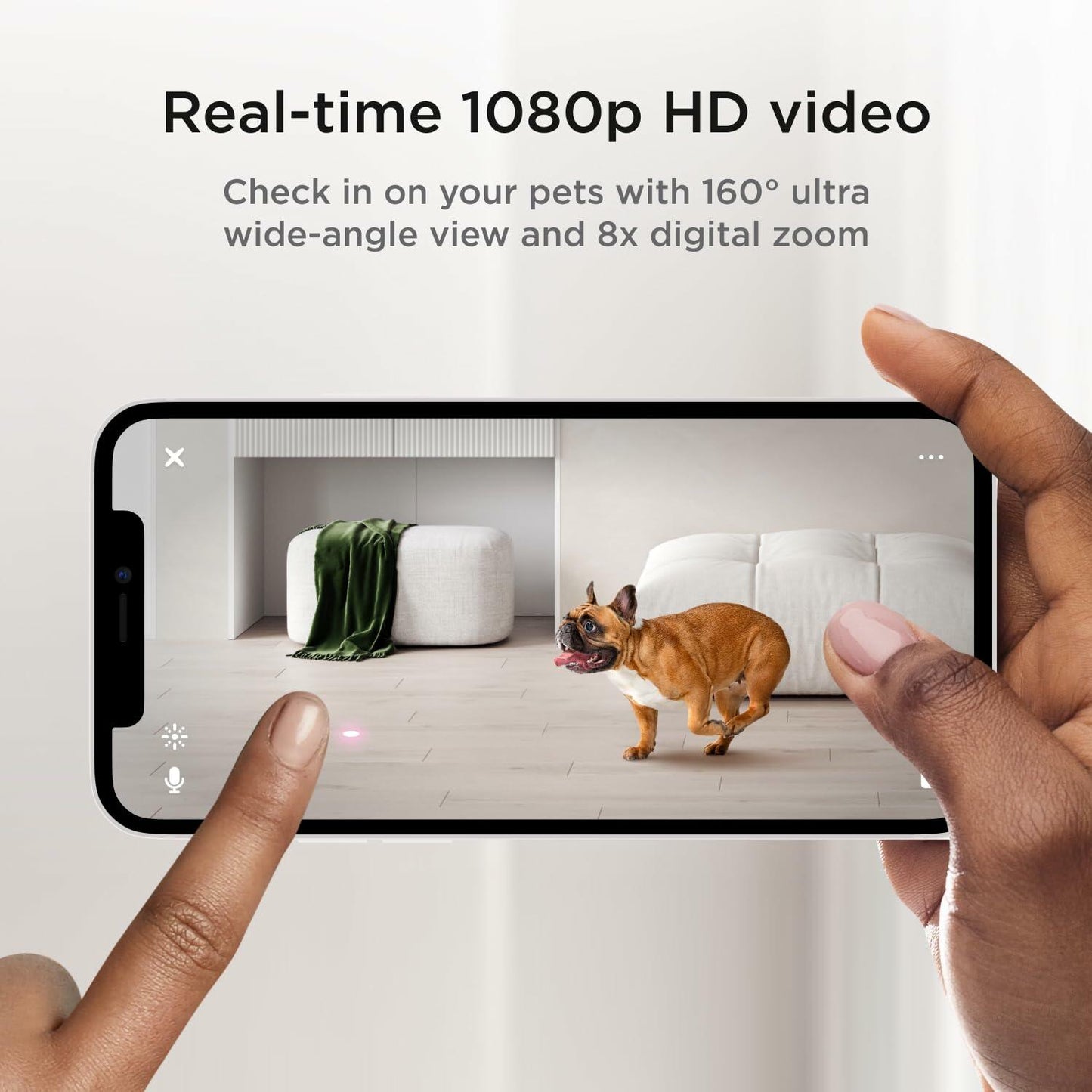 Petcube Play 2 Wi-Fi Pet Camera with Laser Toy