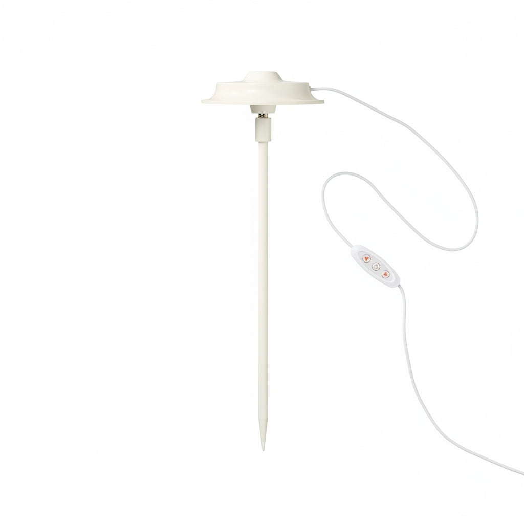 16" Plant Grow Light Stake Sour Cream - Hearth & Hand