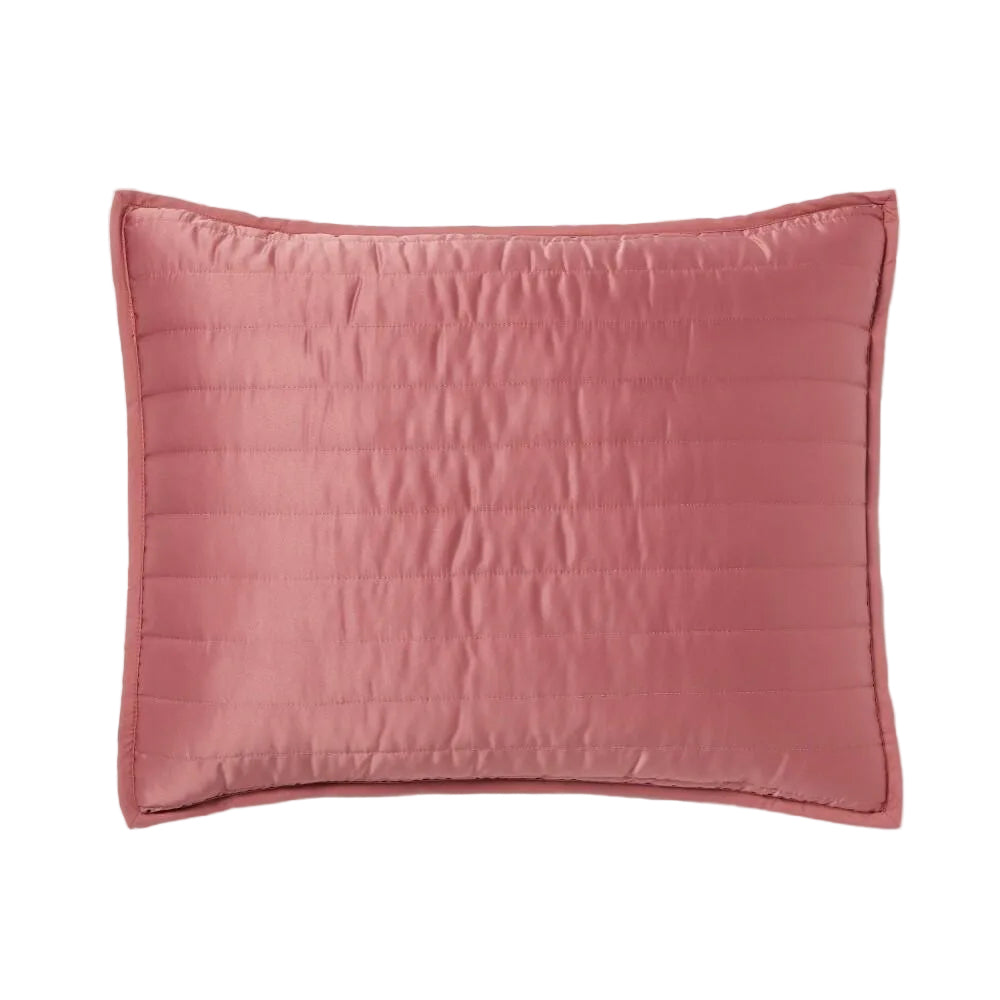 Standard Satin Quilt Sham Rose Pink - Room Essentials