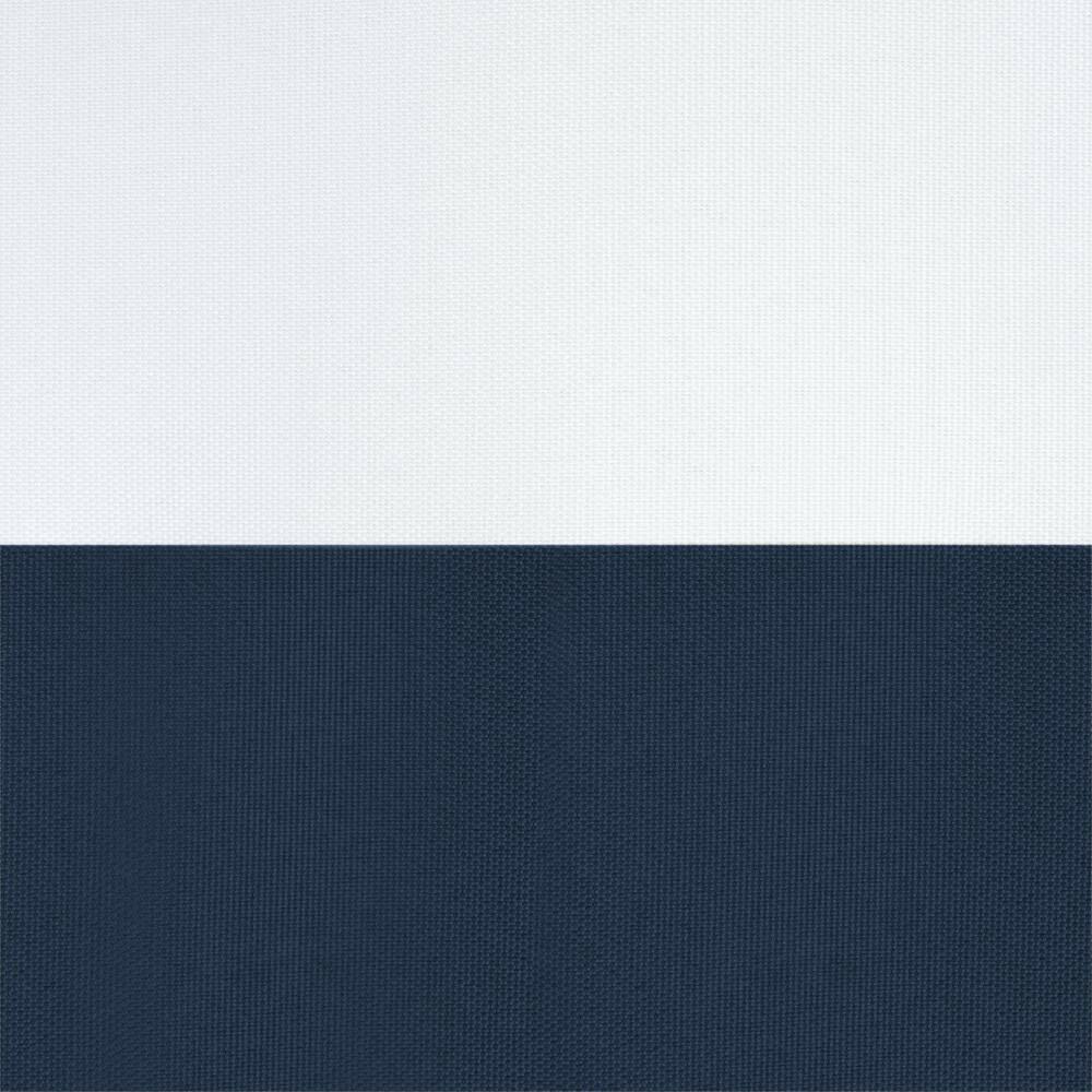 MAYTEX Porter Stripe Fabric Shower Curtain Navy