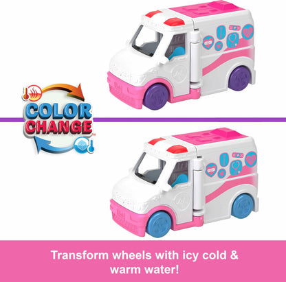 Barbie Mini BarbieLand Doll & Toy Vehicle Set with 1.5-inch Doll