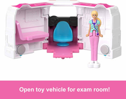 Barbie Mini BarbieLand Doll & Toy Vehicle Set with 1.5-inch Doll