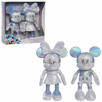 Disney100 Years of Wonder Mickey Mouse & Minnie Mouse Collector Set Plush Stuffed Animals