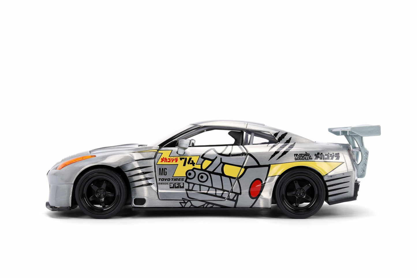 Jada Mechagodzilla with 2009 Nissan GT-R R35 Ben Sopra