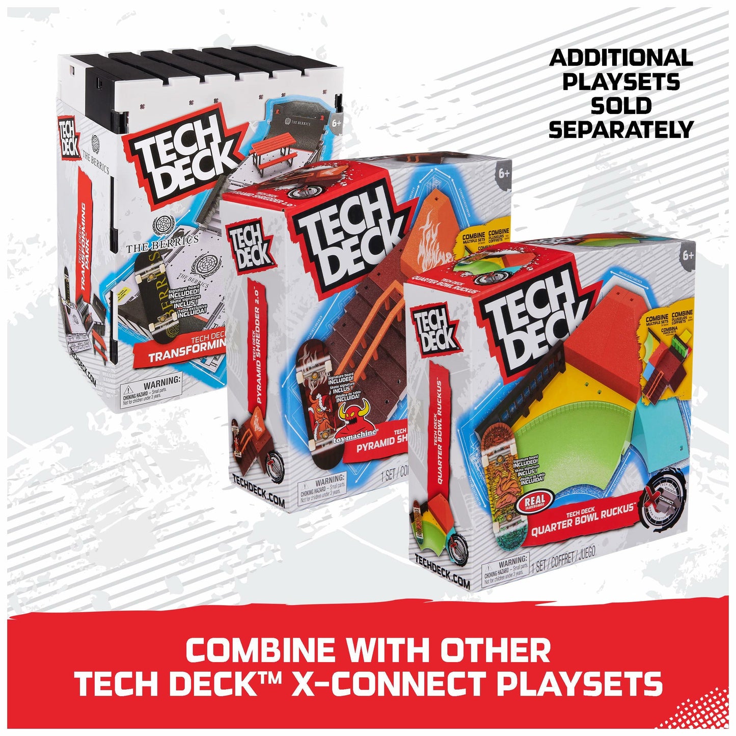 TECH DECK, Quarter Bowl Ruckus X-Connect Park Creator