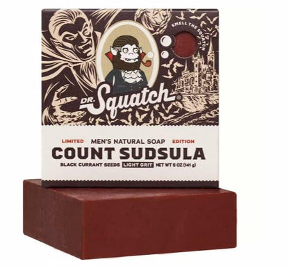 Dr. Squatch Count Sudsula Natural Bar Soap – Limited Edition Halloween Soap