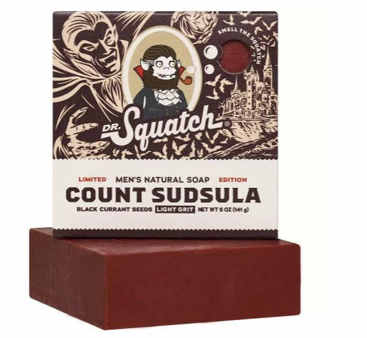 Dr. Squatch Count Sudsula Natural Bar Soap – Limited Edition Halloween Soap