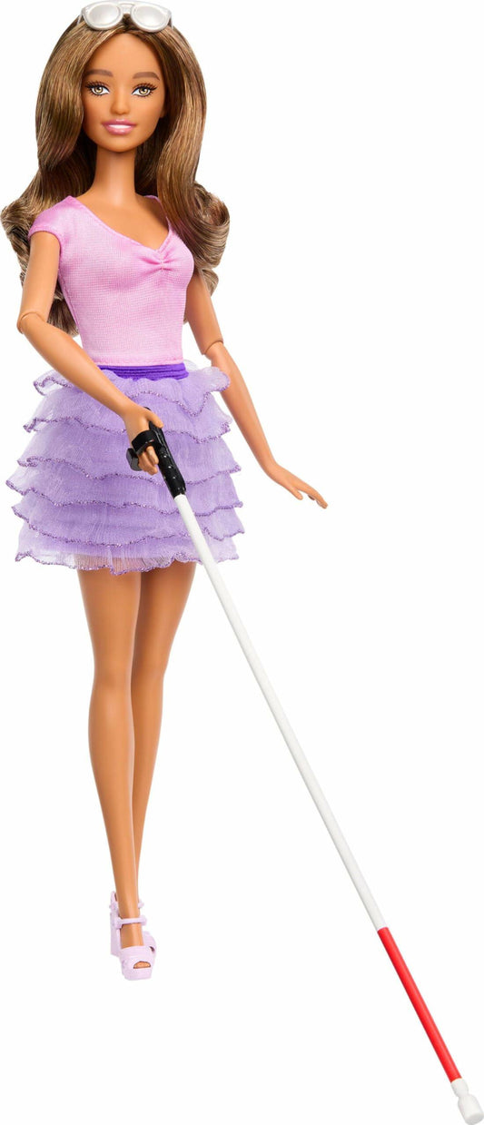 Barbie Fashionistas Doll #228, Blind Barbie Doll