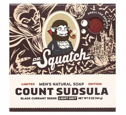 Dr. Squatch Count Sudsula Natural Bar Soap – Limited Edition Halloween Soap