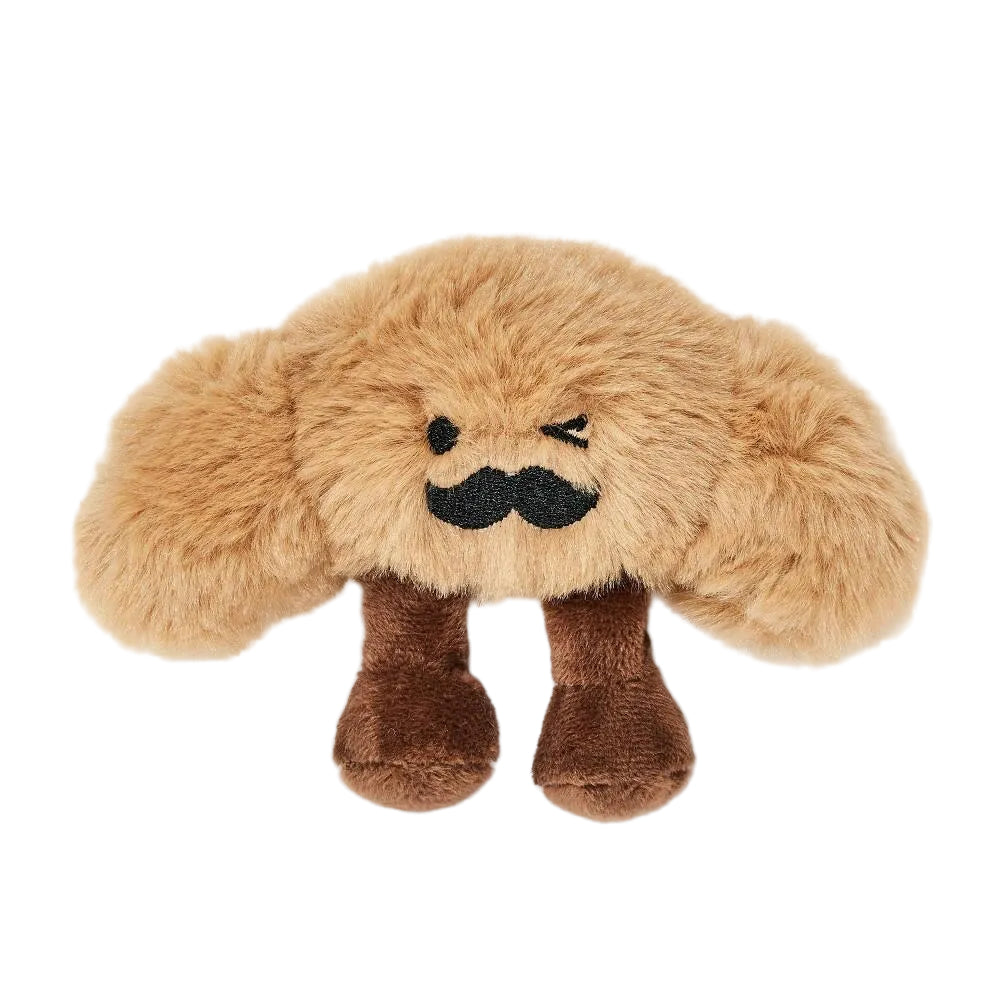 Monsieur Croissant Cat Plush Toy - Boots & Barkley™ Brown