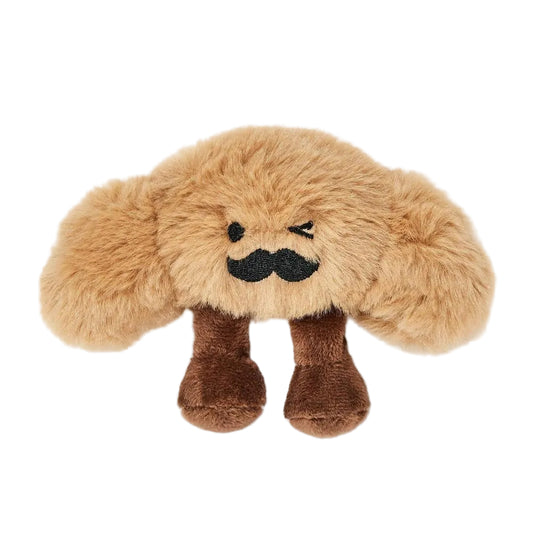 Monsieur Croissant Cat Plush Toy - Boots & Barkley™ Brown