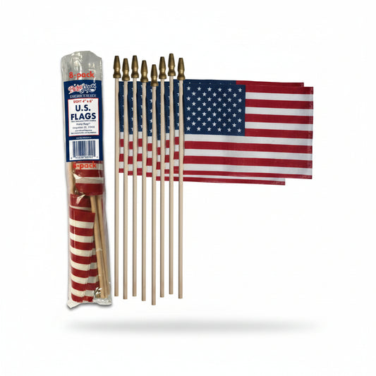 8pc Stick Flags