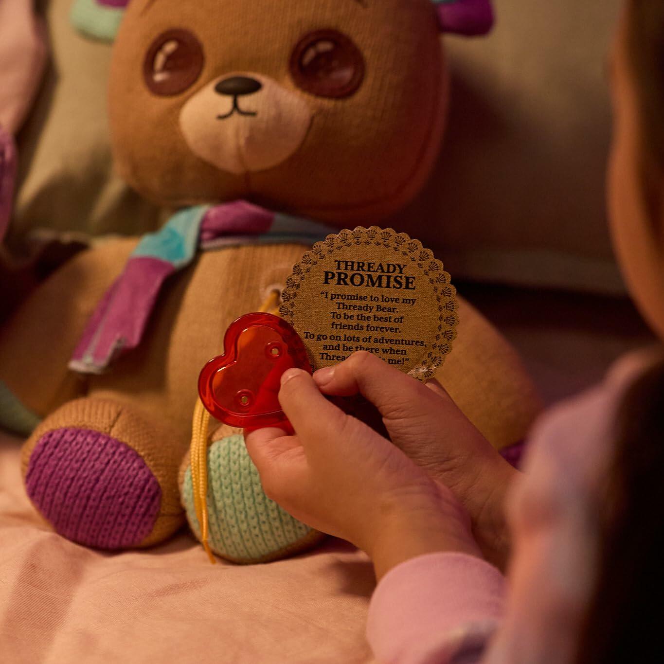 Thready Bear - Interactive 14" Plush Teddy Bear