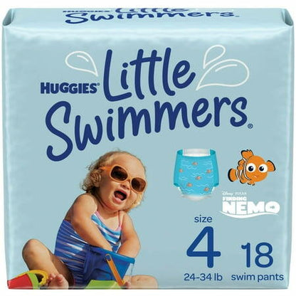 Huggies Little Swimmers Disposable Swim Diapers - Size 4 (Medium) - 18ct