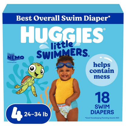 Huggies Little Swimmers Disposable Swim Diapers - Size 4 (Medium) - 18ct