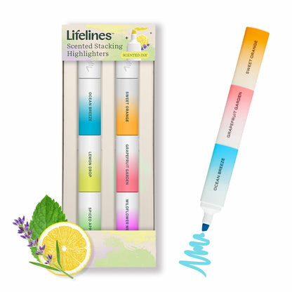 Lifelines 6-pk. Scented Stacking Highlighters