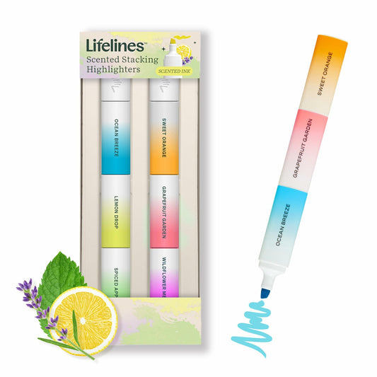 Lifelines 6-pk. Scented Stacking Highlighters