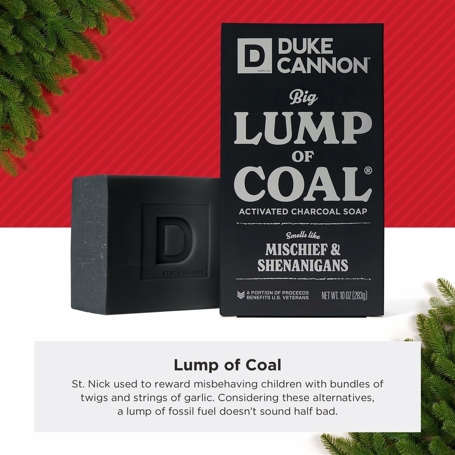 Duke Cannon Santa’s Pipe Smoke Bar Soap 10 oz