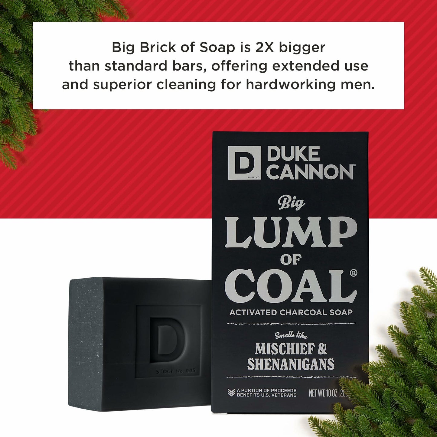 Duke Cannon Santa’s Pipe Smoke Bar Soap 10 oz