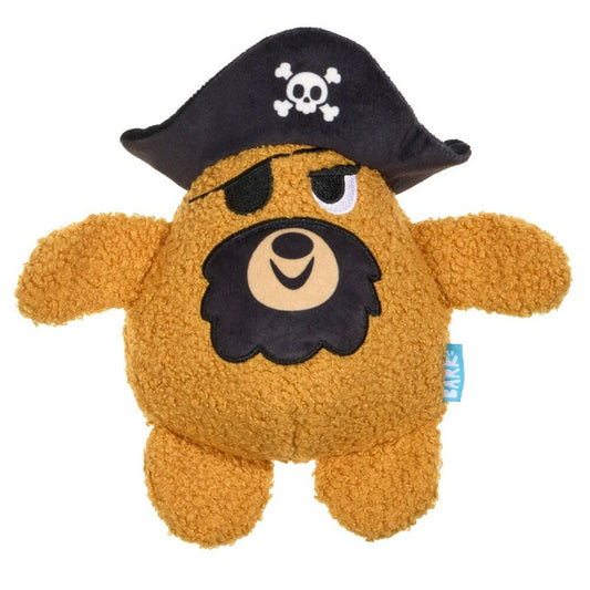 BARK Sniffin Booty Captain Barkbear Plush Dog Toy