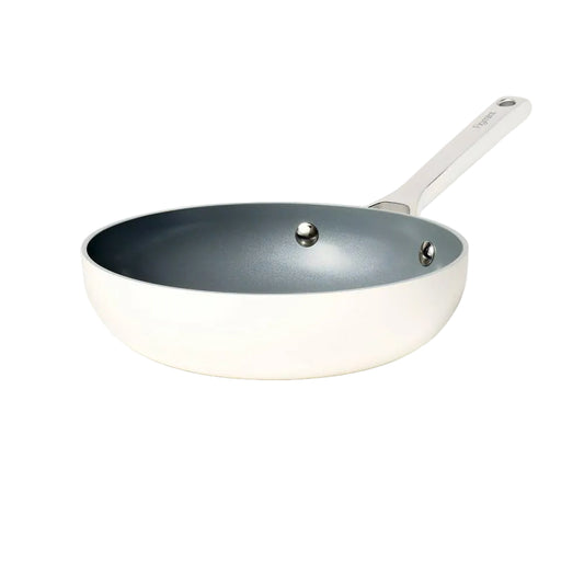 Figmint Nonstick Ceramic Fry Pan 8-In Cream
