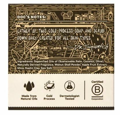 Dr. Squatch Flannel Forest Bar Soap 5 oz