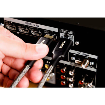 10 ft. 4K HDMI 2.0 Cable with Ethernet and Gold Plated Connectors in Black