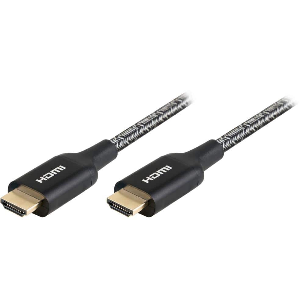 10 ft. 4K HDMI 2.0 Cable with Ethernet and Gold Plated Connectors in Black