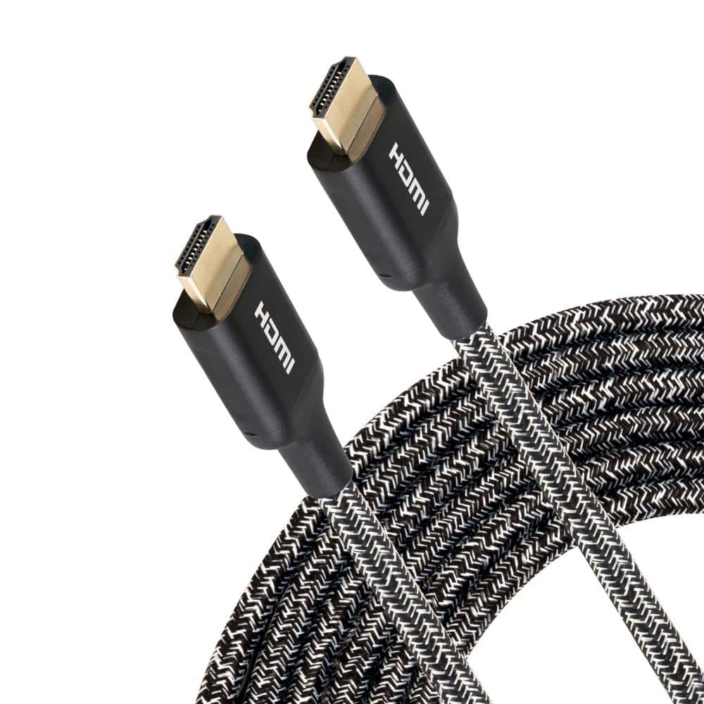 10 ft. 4K HDMI 2.0 Cable with Ethernet and Gold Plated Connectors in Black