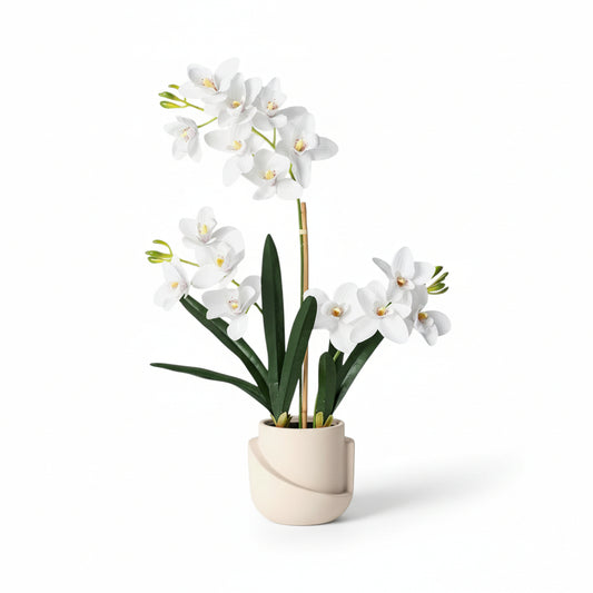 Luxe Orchid in Geometric Pot - Threshold™