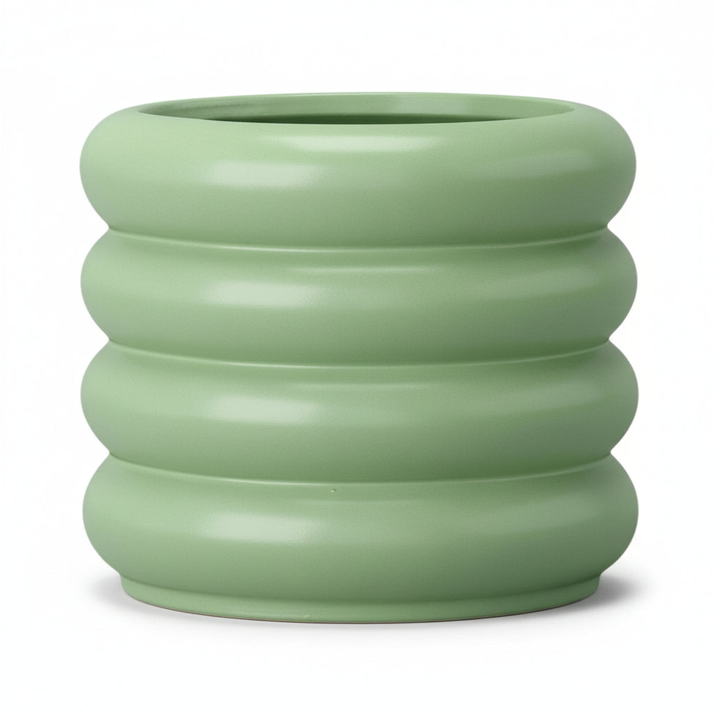 Large Bubble Ceramic Planter Green - Room Essentials™