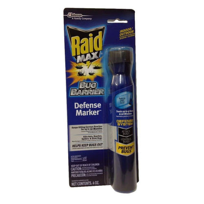 SC Johnson Raid Max Bug Barrier Defense Marker *Damaged Package*