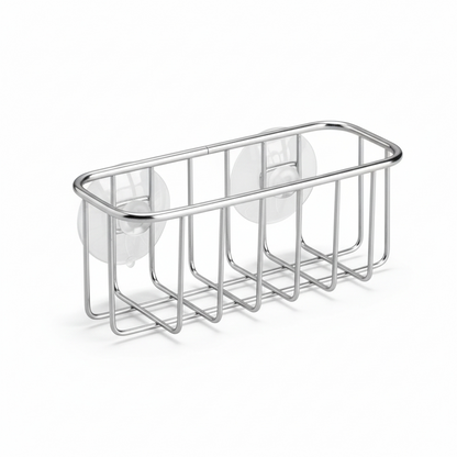InterDesign Rondo Steel Sink Storage Caddy With Suction Cup